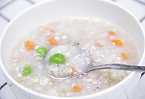杂蔬藜麦鳕鱼粥的做法