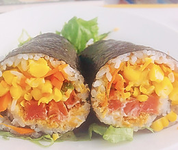 #晒出你的中秋团圆饭#紫菜包饭的做法