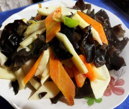 #健康炸味用多力#山药炒木耳的做法