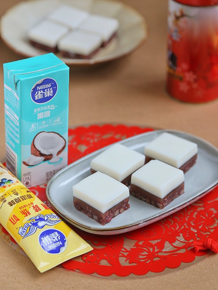 事椰有成，步步糕升｜椰汁红豆糕的做法