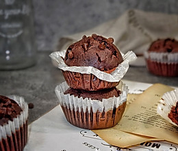 巧克力麦芬蛋糕#2018年我学会的一道菜#的做法