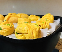 #换着花样吃早餐#馒头/花卷/糖三角/懒人早餐一锅出的做法