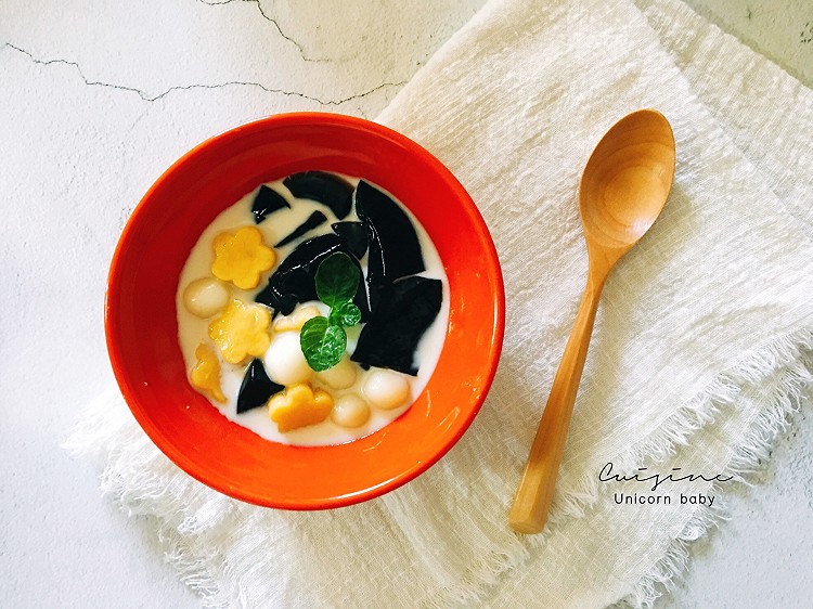 仙草糯米圆子的做法