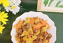 #夏至日，大口吃面#笋片炒牛肉的做法