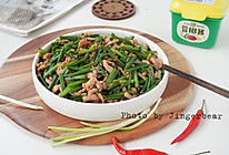 #一勺葱伴侣，成就招牌美味#香辣韭菜花炒肉丝的做法