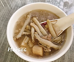 沙虫瑶柱汤的做法