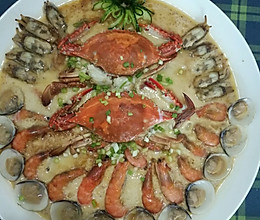 海鲜蒸蛋的做法