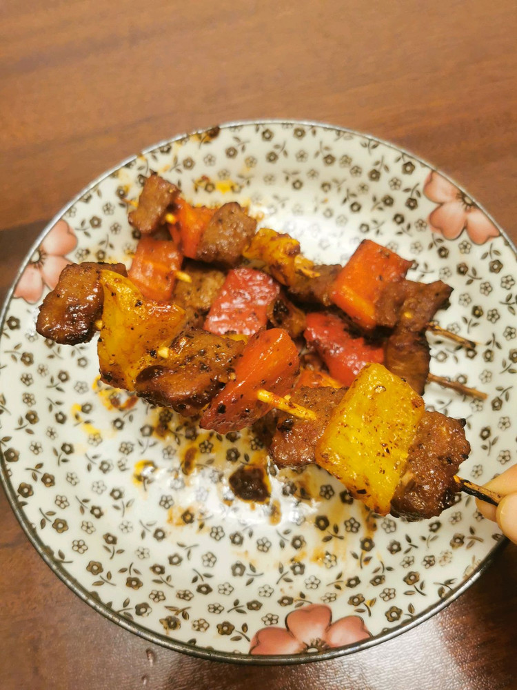 彩椒烤牛肉（空气炸锅版）的做法