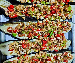 烤箱版蒜香茄子的做法