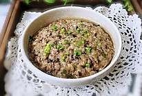 马蹄香菇蒸肉饼的做法