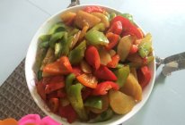 土豆片彩椒的做法