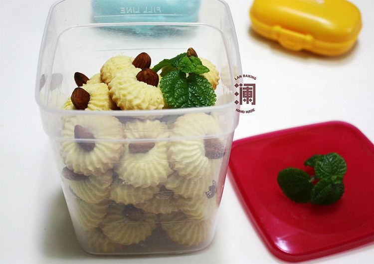 巴旦木大杏仁曲奇~不增肥还美容(澜配方)的做法