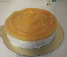 黄桃镜面慕斯的做法