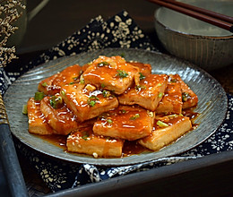 糖醋脆皮豆腐的做法