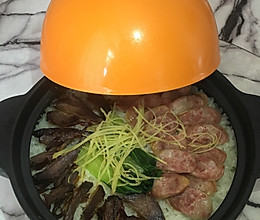 腊味煲仔饭 塔吉锅版的做法