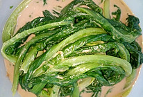 芝麻酱拌油麦菜的做法