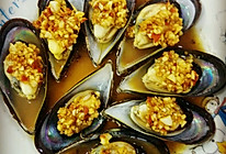 【快手菜】清蒸蒜蓉海虹的做法