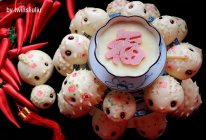 招财纳福刺猬老鼠豆包 MEYER美亚#快手蒸鲜，慢享团圆#的做法