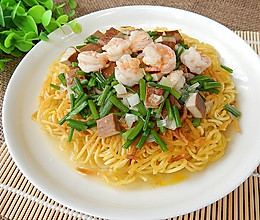 虾仁两面黄的做法