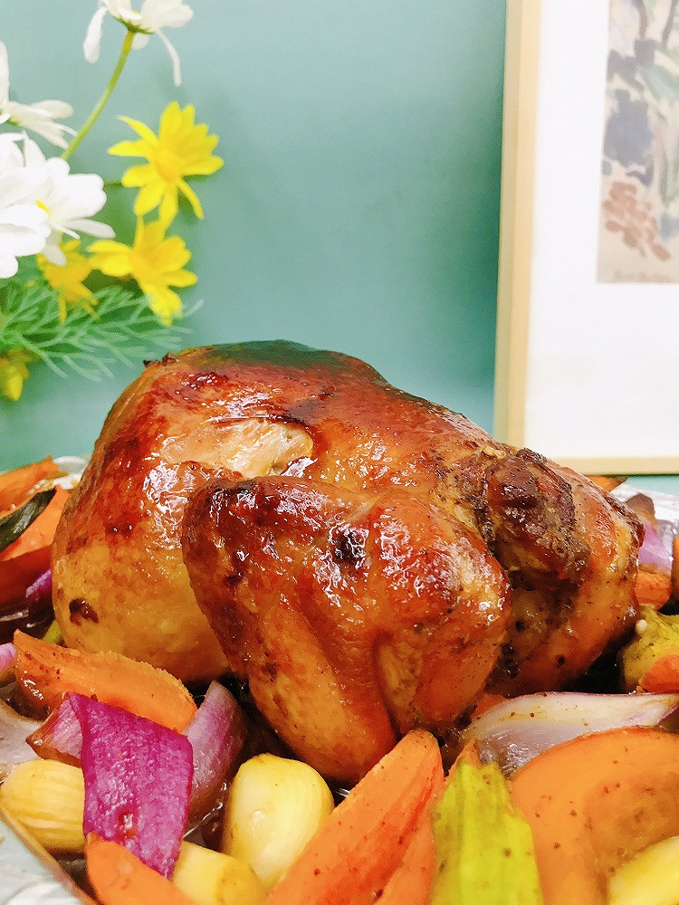 香橙烤鸡的做法