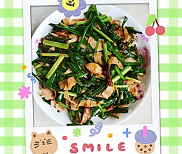 韭菜炒豆腐皮的做法
