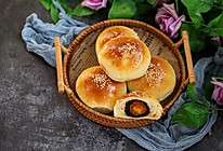 枣泥蛋黄小餐包的做法