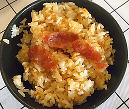 电饭煲腊味饭的做法