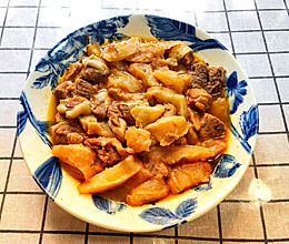 萝卜炖牛腩（半成品版本）的做法
