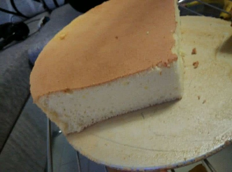 八寸戚风蛋糕的做法