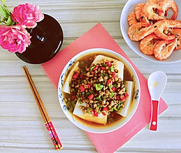 #助力高考营养餐#肉末蒸豆腐的做法
