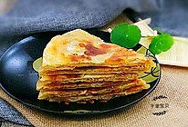 金黄酥脆喷香的～～烫面千层葱油饼的做法