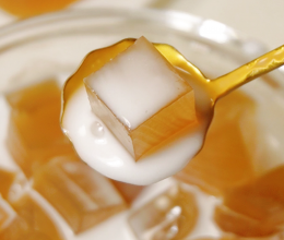 清凉解暑广式甜点?海底椰马蹄糕撞奶的做法
