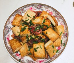 鲜火腿焖豆腐的做法