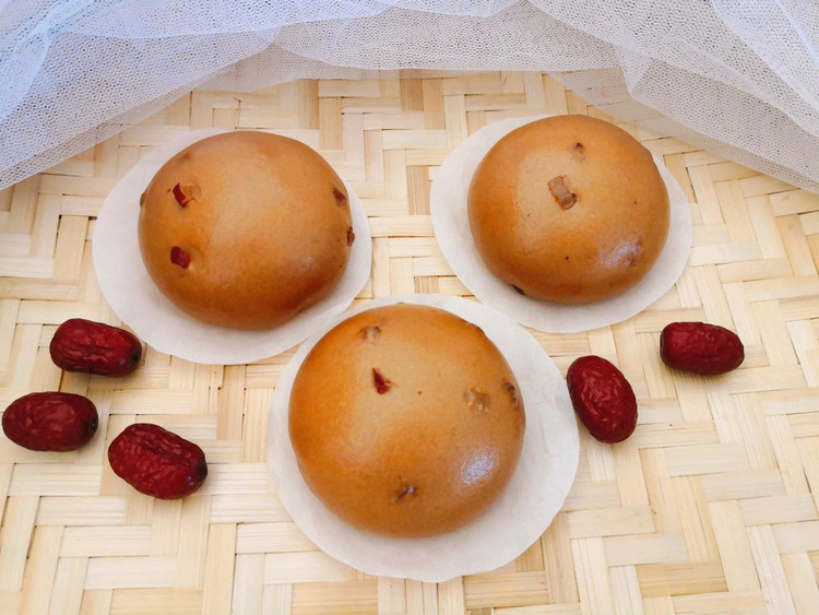 红糖红枣馒头的做法