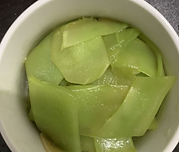 素炒莴笋的做法