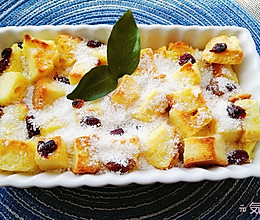 无油无糖 外酥里嫩【蛋奶吐司布丁】|元気汀的做法