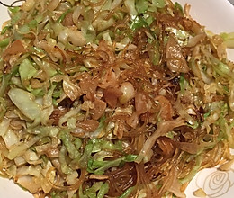 圆白菜粉丝的做法