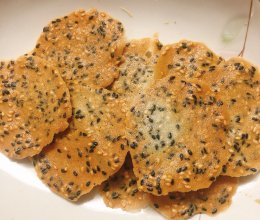 芝麻薄脆的做法