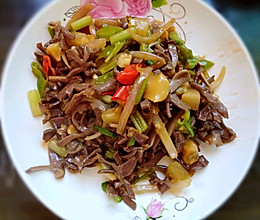 炒鸭胗的做法