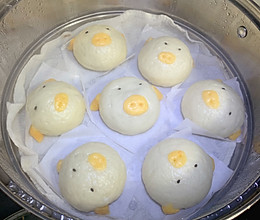 猪猪豆沙包的做法