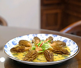 羊肚菌与鲜肉的碰撞的做法