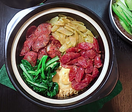 煲仔腊肠饭#2018年我学会的一道菜#的做法