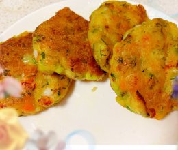 土豆虾仁饼的做法