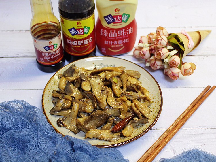 烧烤味素炒蘑菇的做法