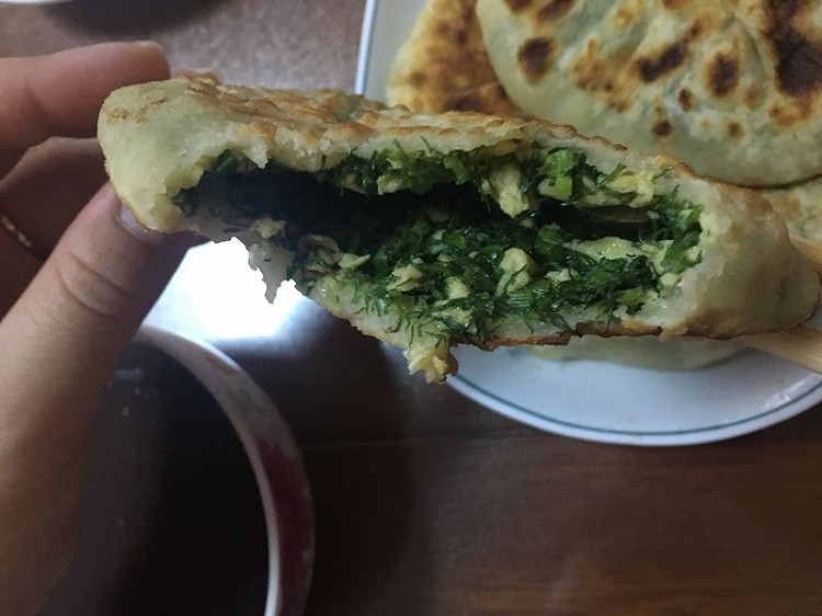 茴香鸡蛋馅饼的做法