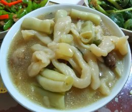 芸豆土豆烩疙瘩汤的做法