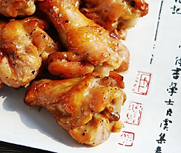 黑胡椒蜜汁烤翅的做法