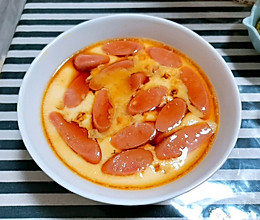 火腿•鸡蛋羹的做法