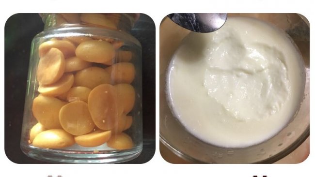 蛋黄小饼/溶豆+炖奶/双皮奶的做法