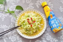 酸辣包菜丝的做法